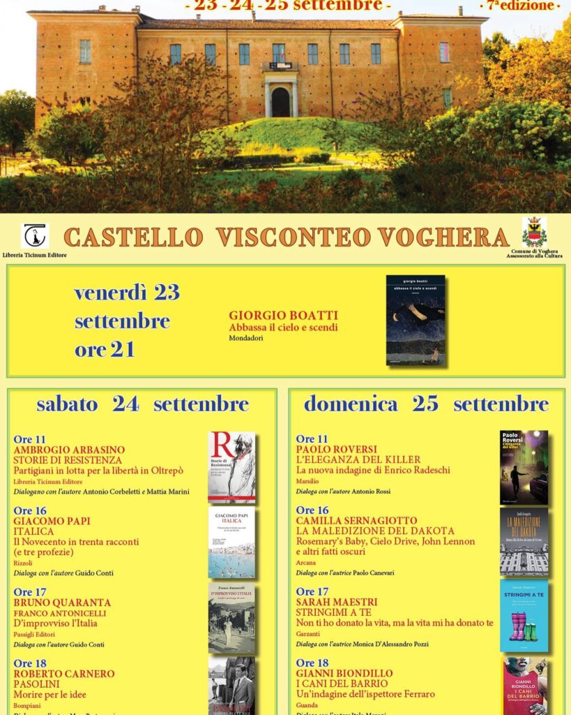 Un castello di libri di libri di Voghera 2022