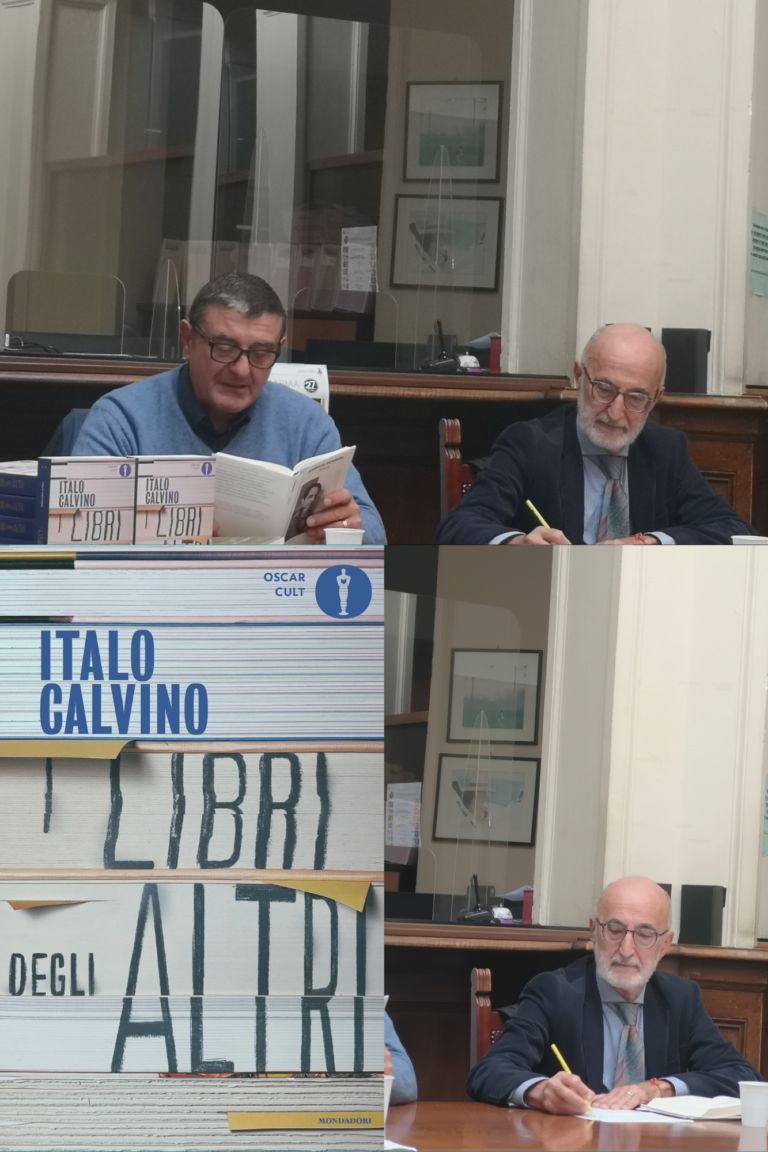 Giovanni Tesio a Voghera per parlare de “I libri degli altri”, lettere selezionate di Italo Calvino editore.